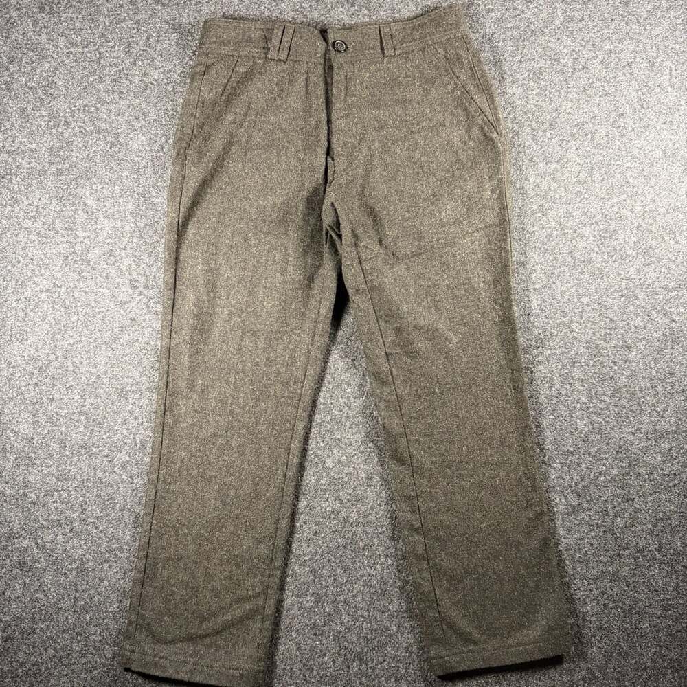 I Love Ugly Slim Kobe Pant Tweed Olive Brown Size Small